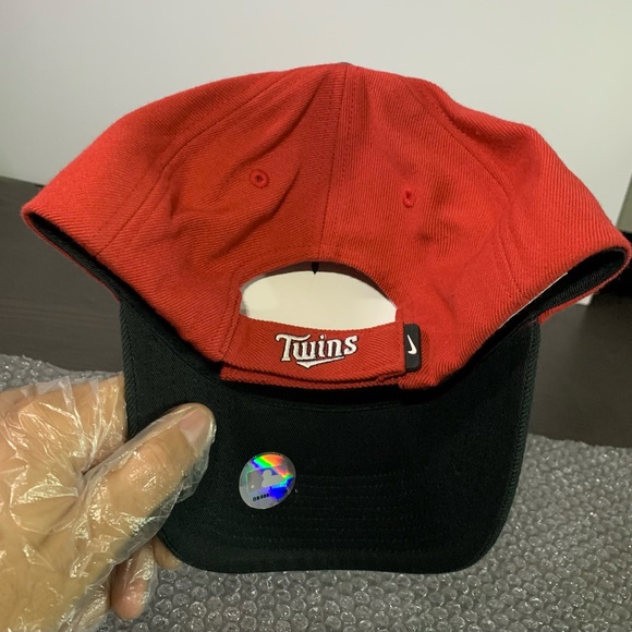 Nike Team Minnesota Twins MLB Strapback Wool Cap Hat RARE One Size Adjustable - Picture 4 of 6